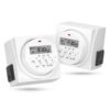 BN-LINK 7 Day Heavy Duty Digital Programmable Timer, FD60 U6, 115V, 60Hz, Dual Outlet, For Lamp Light Fan Security UL Listed(2 Pack) 2 Pack 46 61UejCQM3L