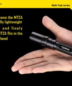 Nitecore MT2A 345 Lumens LED Flashlight w/Bonus Premium Holster - Use 2X AA Batteries 19 61UfTqBatdL