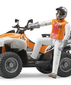 Alternative view of Bruder Quad with Driver (Colors May Vary)