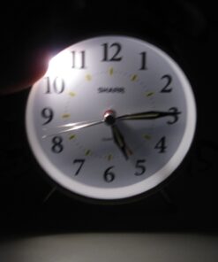 Sharp SPC800 Quartz Analog Twin Bell Alarm Clock (Silver) 25 61UgOtQOLZL