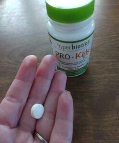 Hyperbiotics ENT Probiotic for Kids | Vegan Supplement for Ears, Nose, Throat | Chewable Tablets for Children | Strawberry Vanilla | Sugar Free | Digestive Health & Immune Support | 45 Count 26 61Uh31wAIoL