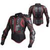 OHMOTOR Motorcycle Body Protective Jacket Armor Men, Motocross Riding Protective Gear,ATV Dirt Bike Chest Spine Protector 3X-Large-4X-Large Red 24 61UhZtiyB4L