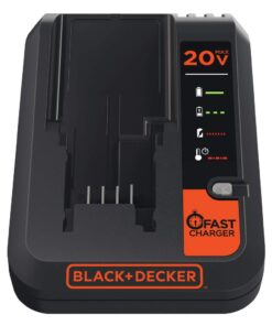 BLACK+DECKER 20V MAX Lithium Battery Charger, 2 Amp (BDCAC202B), Black 20 61UkD BtIKL