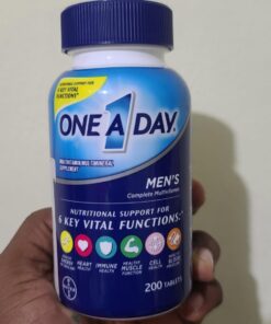 One A Day Men’s Multivitamin, Supplement Tablet with Vitamin A, Vitamin C, Vitamin D, Vitamin E and Zinc for Immune Health Support, B12, Calcium & more, 200 count Men's 200ct 28 61Ul6WtIMHL