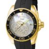 Invicta Women's 0489 Angel Collection Cubic Zirconia-Accented Watch With Black Silicone Band 13 61UmPvwYmXL