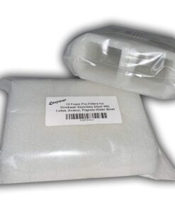 Alternative view of 12 Foam Pre-Filters for Drinkwell Stainless Steel 360, Lotus, Avalon, Pagoda Water Bowl (White) White