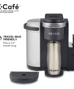 Keurig K-Cafe Single Serve K-Cup Coffee, Latte and Cappuccino Maker, Dark Charcoal 42 61UqyDbaveL