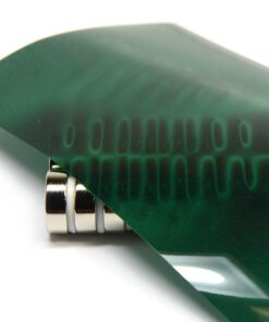 Alternative view of CMS MAGNETICS - 4x6" Green Magnetic Flux Viewing Film for Revealing Hidden Magnetic Field Patterns in Permanent Magnets for Science Projects, Research and STEM Education in Magnetism 4 x 6" Green Film