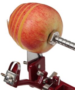 Johnny Apple Peeler (VKP1011), Clamp Base, Stainless Steel Blades, Red 23 61UuCzr5cL