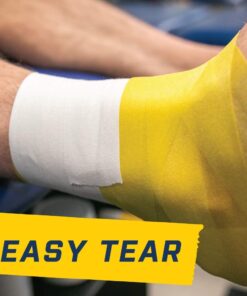 White Athletic Tape Bulk - 8 Rolls 1.5" x 15yd Pro Grade Strength Sports Tape, Best Tape for Athlete and Medical Trainers, Used by NCAA, NFL, NHL. for Boxing, Climbing, Gymnastics, Football, Baseball 15 61UuQ0Q3YL