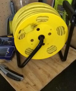 Bayco SL-2000PDQ 4 Plug Cord Reel, Yellow & Black 42 61UvXElR58L 2