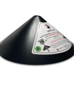 Predator Guard Squirrel Baffle - Protects Hanging Bird Feeders and Poles - Raccoon and Squirrel Proof Your Bird Feeders and Bird Houses - Anti-Rust Galvanized Steel - 17 inch 25 61UvmMDJQML