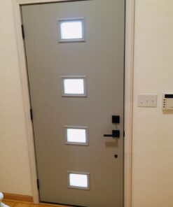 Kwikset San Clemente Front Door Lock Handle and Deadbolt Set, Entry Handleset Exterior with Interior Reversible Lever, Venetian Bronze, Pick Resistant SmartKey Rekey Deadbolt Security 36 61UvulUKtHL