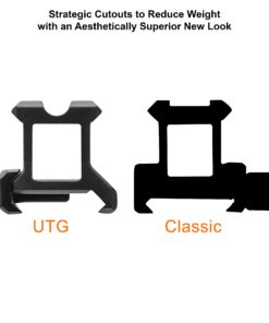 UTG Leapers MT-RSX8S Inc Ss Picatinny Riser Mount, Black, 0.83" 36 61UwLQZ6Z1S