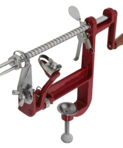 Alternative view of Johnny Apple Peeler (VKP1011), Clamp Base, Stainless Steel Blades, Red