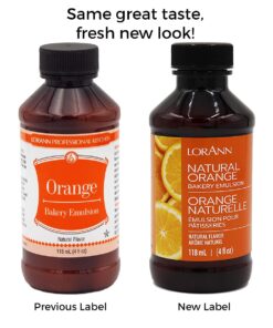 LorAnn Orange Bakery Emulsion, 4 ounce bottle 4 Fl Oz (Pack of 1) 12 61Uy20cJClL