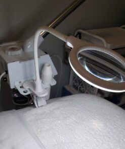 Brightech LightView Flex Magnifying Desk Lamp, 1.75X Light Magnifier, Adjustable Magnifying Glass with Light for Crafts, Reading, Close Work White 55 61UyIBgsQML