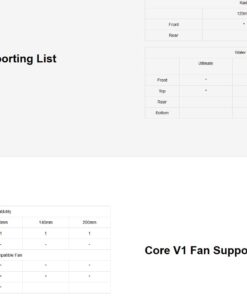 Thermaltake Core V1 SPCC Mini ITX Cube Gaming Computer Case Chassis, Interchangeable Side Panels, Black Edition, CA-1B8-00S1WN-00 107 61V43WjuywL