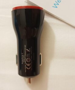 Anker Car Charger Adapter, 24W Dual USB Car Phone Charger, PowerDrive 2 for iPhone 14 13 12 11 Pro Max Mini X XR XS 8 Plus, iPad Pro/Air 2/Mini, Note 5/4, LG, Nexus, HTC and More Black 46 61V4IKsjxmL