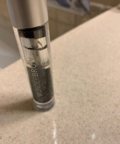 WUNDERBROW Waterproof Eyebrow Gel, Jet Black, Vegan and Cruelty-Free 34 61V4ZCg kL