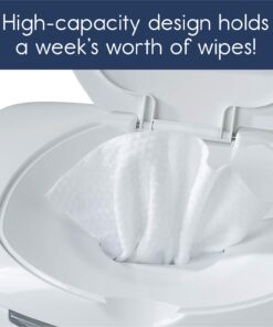 hiccapop Baby Wipe Warmer and Baby Wet Wipes Dispenser | Baby Wipes Warmer for Babies | Diaper Wipe Warmer with Changing Light | Newborn Essentials White 1 Count (Pack of 1) 30 61V76Tm20zL
