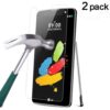 TANTEK [2-Pack Screen Protector for LG G Stylo 2 Plus/LG G Stylus 2 Plus (5.7 Inch,2016 Edition),Tempered Glass Film,Ultra Clear,Anti Scratch,Bubble Free,Case Friendly