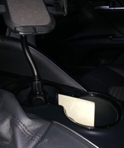 Macally Car Cup Holder Phone Mount - Secure Cupholder, Fit for Phones up to 4.1" Wide, Black 46 61VA6TfPBlL