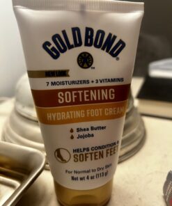 Gold Bond Softening Foot Cream, 4 oz., With Shea Butter to Soften Rough & Dry Feet 32 61VB7JByouL