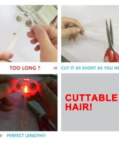 Acooe 10 Pack flashing led light up toys Optics led hair lights, flashing led Light Up Toys, Barrettes for Party, Bar Dancing Hairpin, light up hair accessories 19 61VFnVsUXTL