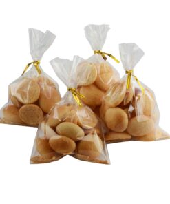 COOLAKE Clear Treat Bags 100 PCS Cellophane Bags Clear Candy Bags with 100 PCS Metallic Twist Ties For Kids Birthday Candy Popcorn Gift Cookie Small (4''by 6'') 100PCS 4" by 6" 28 61VKm2ZAa7L