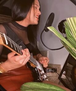 D'Addario Accessories Locking Guitar Strap - Guitar Accessories - Electric Guitar Strap, Acoustic Guitar Strap, Acoustic Electric Guitar Strap & Bass Guitar Strap - Black 32 61VLk8rGRzL