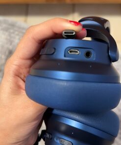 Soundcore Anker Life Q20 Hybrid Active Noise Cancelling Headphones, Wireless Over Ear Bluetooth Headphones, 60H Playtime, Hi-Res Audio, Deep Bass, Memory Foam Ear Cups, for Travel, Home Office Blue 28 61VNHWnrxPL 1