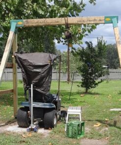 Eastern Jungle Gym Easy 1-2-3 A-Frame 2 Brackets for Swing Set with All Mounting Hardware, Green 2 A-Frame Swing Set Brackets 40 61VNIrhkSeL