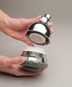 Culligan WSH-C125 Wall-Mounted Filtered Showerhead with Massage, 10,000 Gallon, Chrome, 8.5"L x 4.75"W 18 61VNNPypq1L