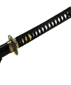 Vulcan Gear Classic Handmade Sharp Japanese Katana Samurai Sword with Scabbard and Single Sword Wood Stand - Choose You Handle (Tsuba) Style Orchid Tsuba 17 61VNOusImmL
