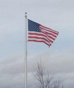 Grace Alley American Flag: 5x8 FT US Flag - 100% Made In USA - Embroidered Stars and Sewn Stripes and Brass Grommets 33 61VNT7jk9GL