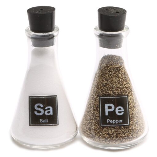 Wink Science Flask Salt and Pepper Shakers