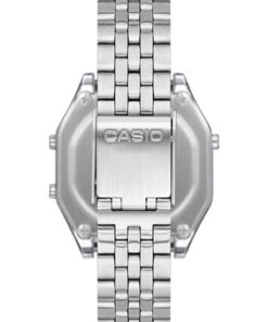 Casio Ladies Mid-Size Silver Tone Digital Retro Watch LA-680WA-7DF 25 61VO21fwRkL
