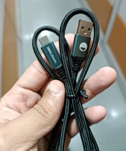 SMALLElectric USB Type C Cable 5-Pack 3FT, USB Type A to C Fast Charger Cords for Samsung Galaxy S20 S10 S9 S8 Plus, Braided Fast Charging Cable for Note 10 9 8, LG V50 V40 G8 G7,(Grey) 3foot Grey 40 61VOAwq8BbL