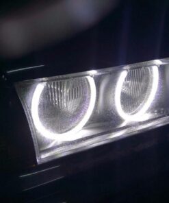 iJDMTOY 7000K Xenon White 264-SMD LED Angel Eyes Halo Ring Lighting Kit Compatible with BMW E36 E46 3 Series E39 5 Series E38 7 Series (Fit Xenon Trim ONLY) 42 61VOVNAYfjL
