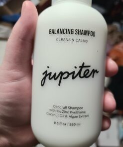 Jupiter Anti Dandruff Shampoo For Women & Men - Physician-Formulated For Flaky, Itchy, Oily, Dry Scalp Treatment - Vegan, Sulfate Free - Color Safe & Paraben Free Anti-Dandruff Shampoo With Zinc 39 61VOjtPsAVL