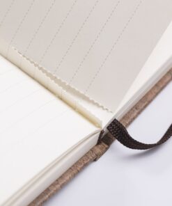 Lemome Thick Notebook - Eco-Friendly Natural Cork Hardcover Writing Notebook with Pen Loop & Premium Thick Paper + Page Dividers Gifts, A5 (5x8) Bound Notebook 30 61VQPa4EYL