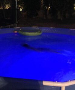 Intex Underwater LED Magnetic Above Ground Wall Pool Light with Magnetic Transmitter and 4 Different Color Options, Multicolor/White Wall Light 42 61VSRg6usCL