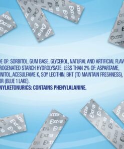 Extra Gum Peppermint Chewing Gum, 15 Pieces (Pack of 10) 31 61VSbrWEWaL