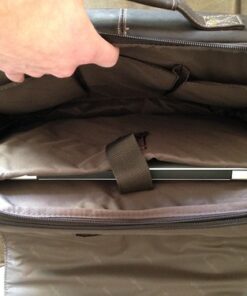 Samsonite Colombian Leather Flap-Over Messenger Bag One Size Brown 35 61VUVTWXMbL