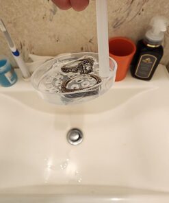 Complete Jewelry Cleaning Kit Polishing w/Cloth, Brush and Jewelry Cleaner Solution for all Jewelry. Gold, Silver, Diamond Ring Cleaner, Earring, Fine & Fashion Cleaning Made in the USA Gentle Jewelry Kit 46 61VUhAE1WTL