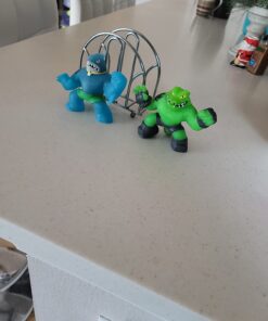 Heroes of Goo Jit Zu - 2 Pack of Glow in The Dark Action Figures, Thrash Vs Rockjaw Glow In The Dark Thrash Vs Rockjaw 45 61VVQ1GHxTL