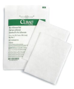 Curad Sterile Non-Adherent Pads (Pack of 100) for gentle wound dressing and absorption without sticking 11 61VVqRPpaWL