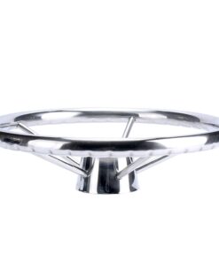 Amarine-made13-1/2 Inch 5-Spoke Destroyer Style Stainless Boat Steering Wheel 20 61VWTAC4J0L