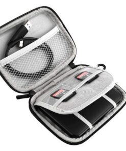 Lacdo Hard Drive Carrying Case for Seagate Portable Expansion Seagate Backup Plus Slim One Touch 1TB 2TB 3TB 4TB 5TB Portable External Hard Drive USB 3.0 2.5 Inch HDD EVA Shockproof Travel Bag, Black 59 61VXvRoWuwL